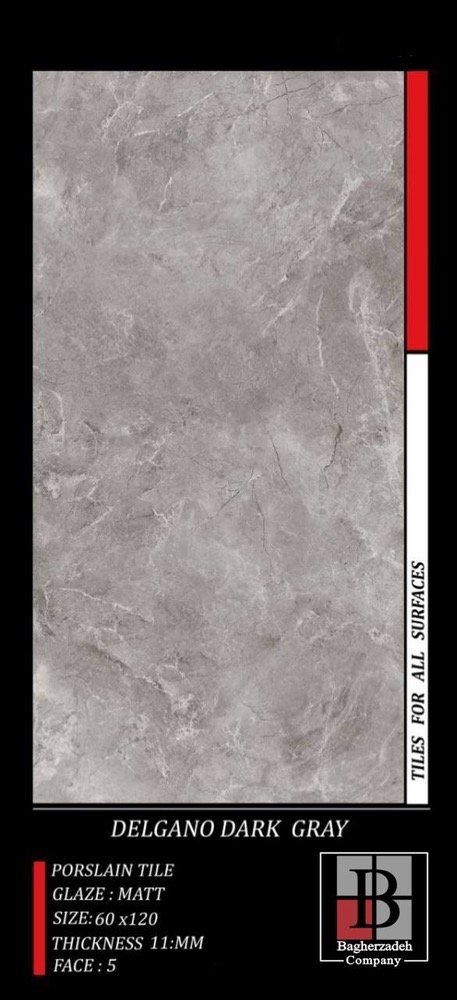 سرامیک 120*60 دلگانو طوسي تيره (2/16) درجه 1